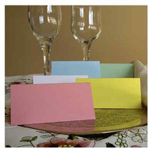 Wedding Party Meal Table Place Setting Name Cards Birthday Anniversary Blank