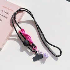 140cm Adjustable Phone Lanyard, Neck/Wrist Strap, Keychain, Anti-Loss, Cute