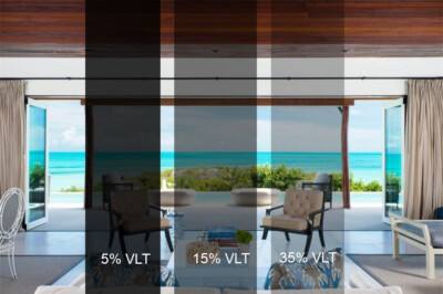 3ftx72'' 1 Way Chrome Mirror Reflection Privacy Tint Window Glass 15% Film Solar