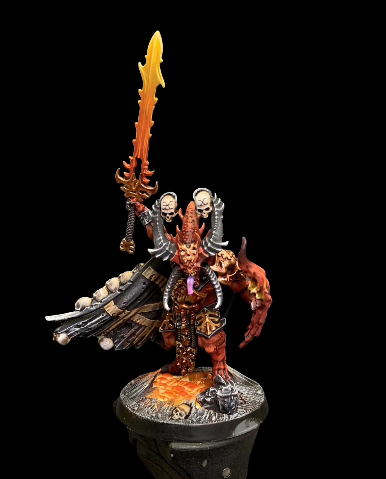 Warhammer 40K Daemons of Khorne Skulltaker Chaos Army Pro Painted Figure