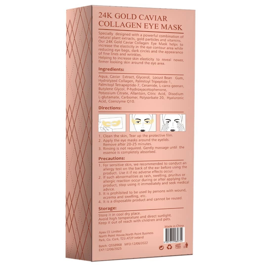 Eye Mask Gel Patches Caviar Collagen Eye Pads Anti Dark Circle eBay