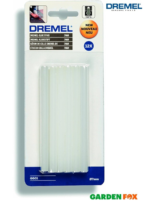 Dremel High Temp Glue 7mm Sticks 12 Piece Set 2615GG01JA 8710364052424 ZTA