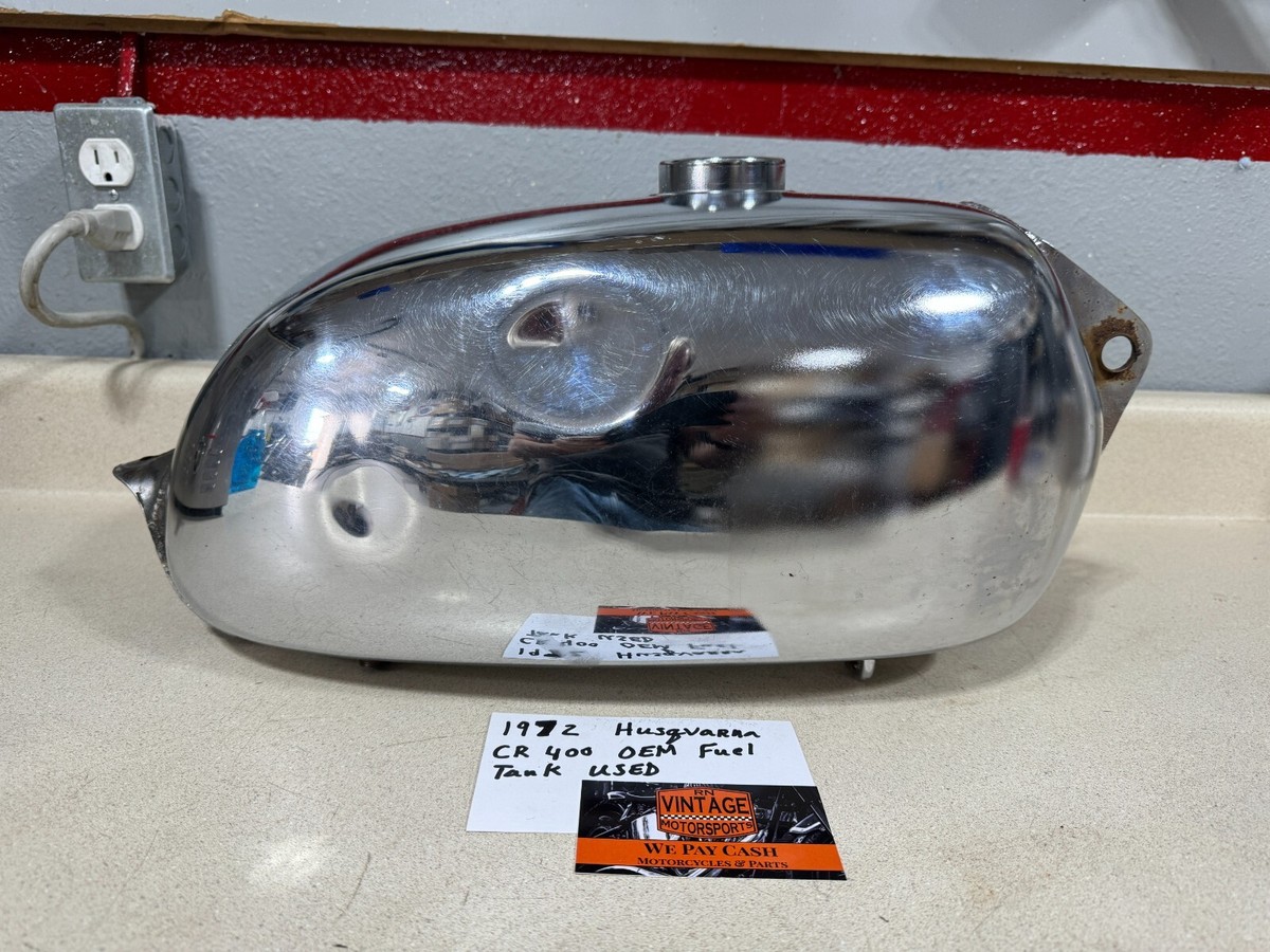 1972 Husqvarna CR400 OEM Fuel Gas Tank - Used | eBay