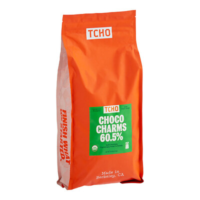 TCHO Choco Charms 60.5% Dark Chocolate Hexagons 6.6 lb. WS-999TCHARMS ...
