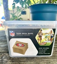 Cornhole Bean Bags Premium Quality Official Regulation NFL Wild Sports SF 49ers