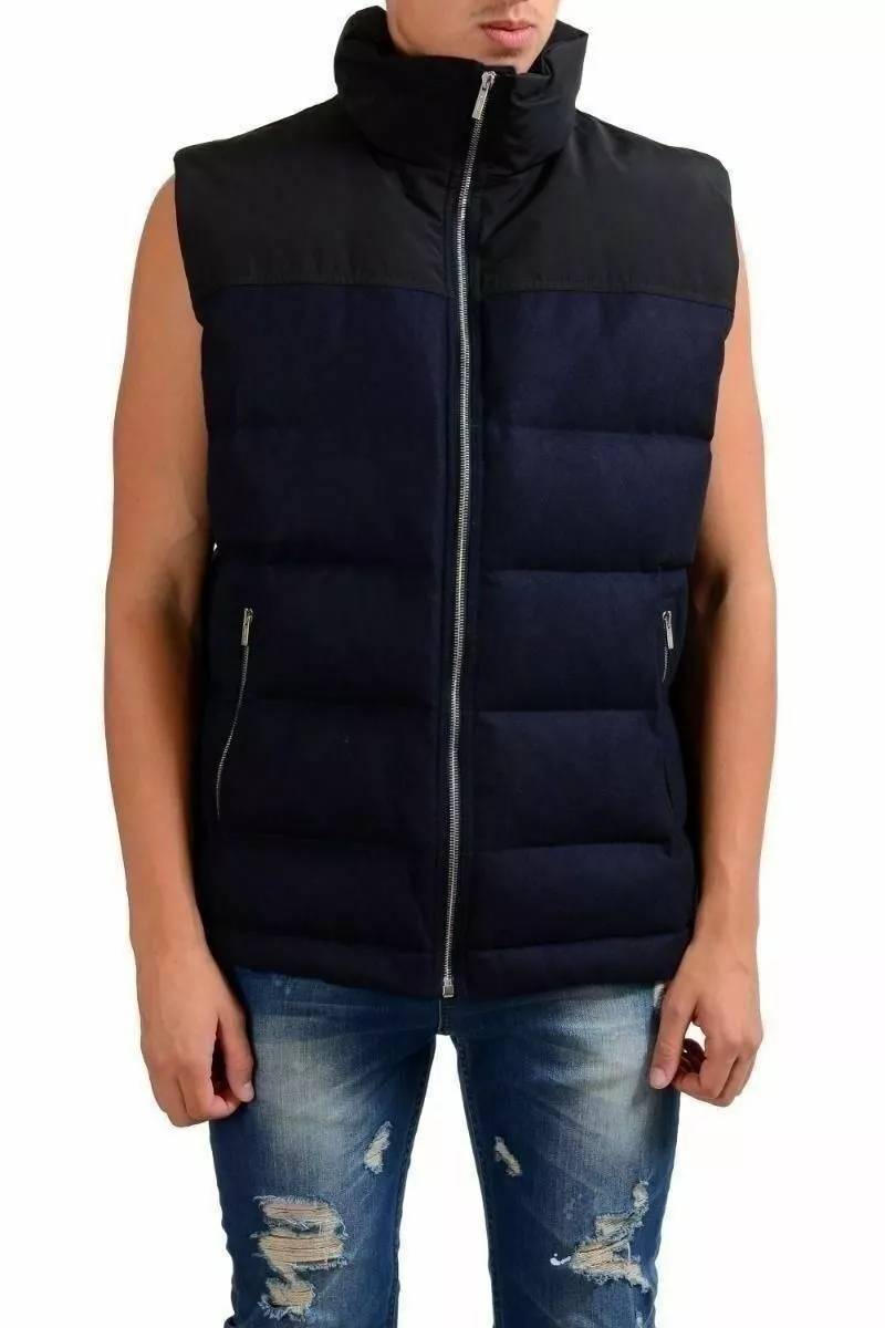 Christian Dior Homme 100% Laine Oie Bas Fermeture Éclair Gilet US L It 52 |  eBay