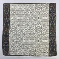 Vintage Christian Dior Handkerchief Pocket Square Bandana Neckerchief