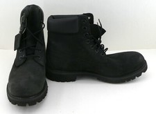 Timberland Boots 6 Inch Premium Black Shoes Size 9