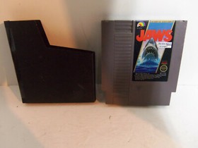 Vintage Authentic Nintendo NES Interactive Video Game Cartridge JAWS in Sleeve