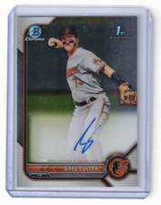 2022 Bowman Chrome Prospects Auto Greg Cullen