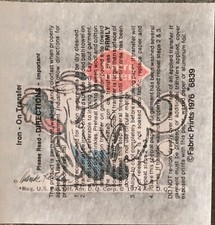 Vintage 1976 Dairy Queen Dennis The Menace Ruff The Dog Mini Iron On Transfer