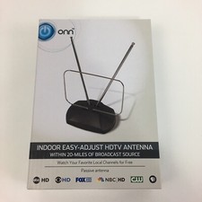 Onn Indoor Adjust HDTV Antenna Within 20 Mile...