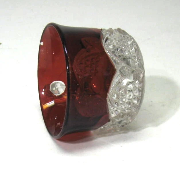 EAPG *** RUBY STAINED CUP = BUTTON ARCHES PATTERN... 1890'S ERA. - Image 4 of 4