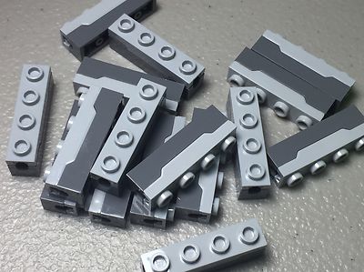 NEW LEGO Spring Shooter with Light Bluish Gray Top - Complete Assembly (x16)