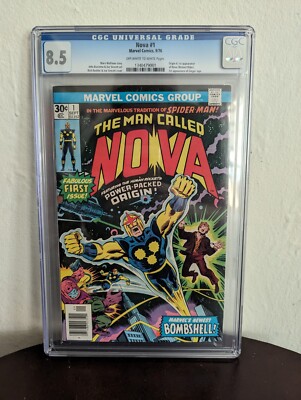 Nova #1 CGC 8.5 (Marvel, 1976) 1st Appearance and Origin of Nova