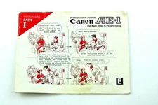 189143 Canon AE-1 Genuine Original User Instruction Manual Part 1