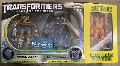 TRANSFORMERS DARK OF The Moon Set Rare Bumblebee Soundwave Et Rodimus Top Etat EUR 44,90 - FR TRANSFORMERS DARK OF The Moon Set Rare Bumblebee Soundwave Et Rodimus Top Etat EUR 44,90 - FR
