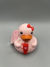 Target Bullseye Playground 2025 Valentine's Day Pink Rubber Duck Bow Tumbler NEW