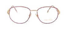 Club LA 6303 Rounded Rectangular Pink Gold Tortoise Metal Eyeglasses 90s France