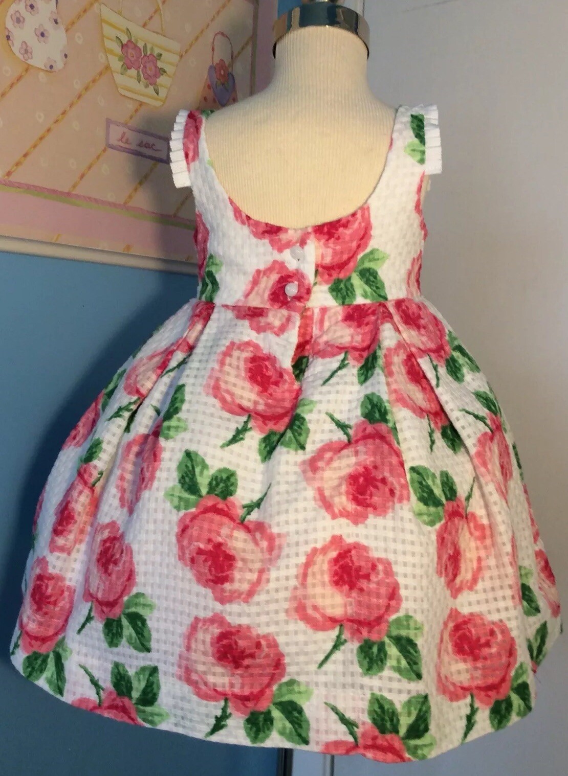 Janie And Jack Baby Girl Dress All Abloom Lane Size 1824 Months eBay