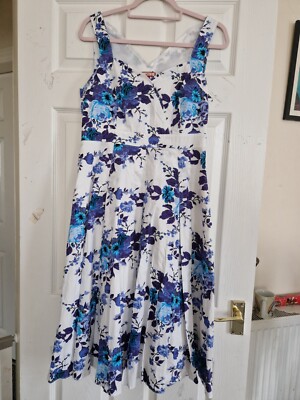joe browns blue floral dress Joe Browns WF185A Blue Belle Floral Maxi Dress Blue  Dotique