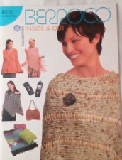 Berroco Inside  Out Pattern Brochure 232 Booklet Knit Crochet 16 projects 2005