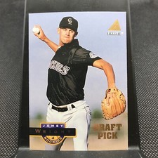 1994 Pinnacle Jamey Wright #268 Draft Pick Colorado Rockies Baseball Card RC