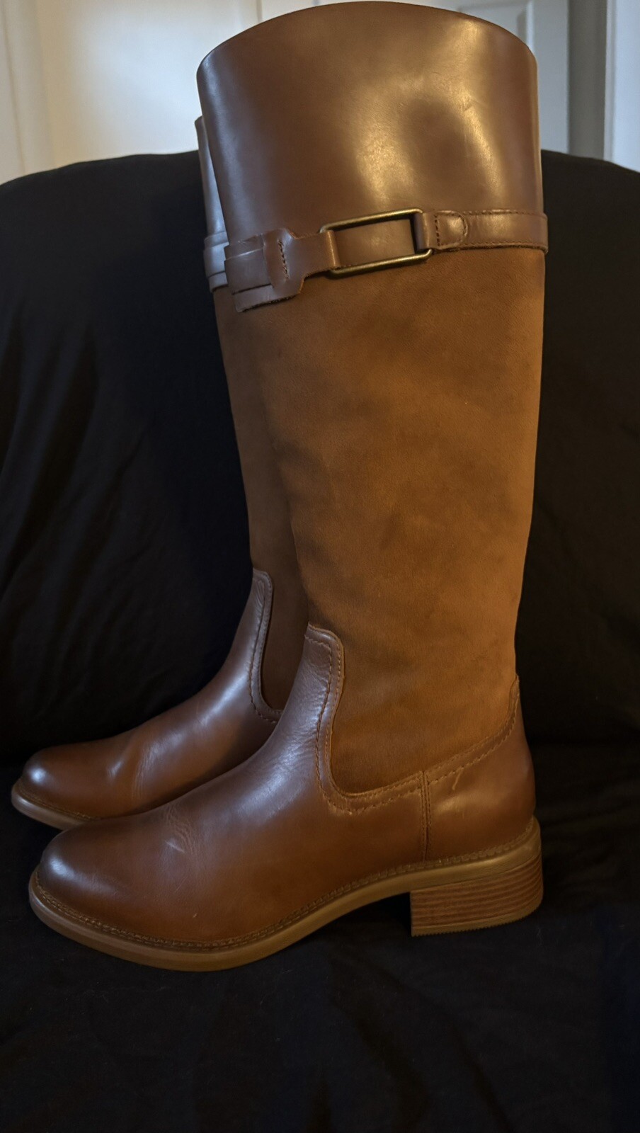 Clarks Women’s Maye Carly Boots - Tan- Size 9.5 - New In Box image 4