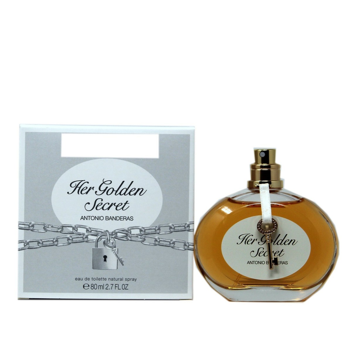 ANTONIO BANDERAS HER GOLDEN SECRET EAU DE TOILETTE SPRAY 80 ML/2.7
