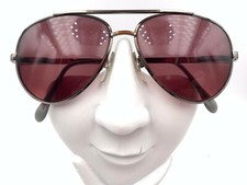 Vintage La Salle Gunmetal Pilot Sunglasses USA FRAMES ONLY