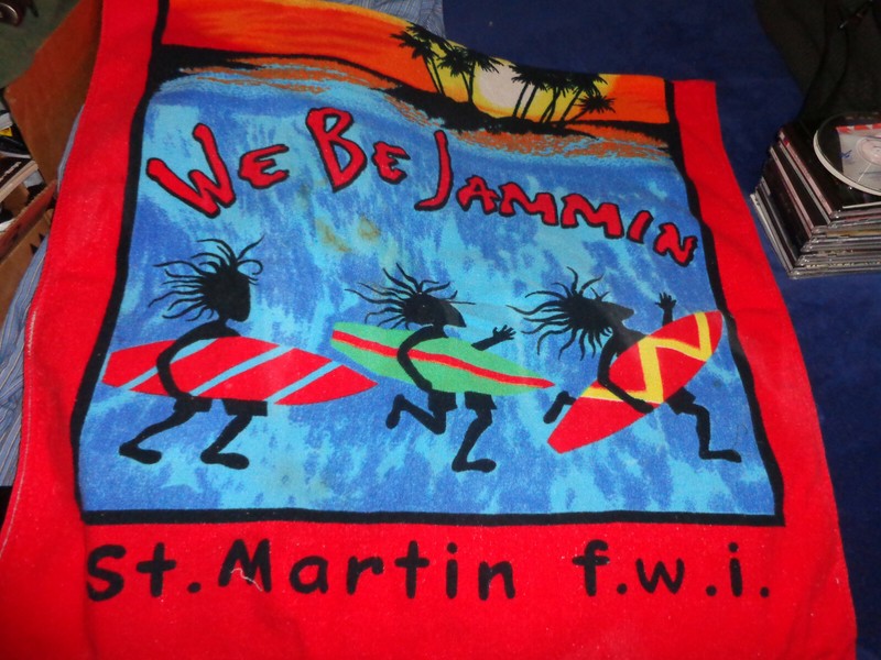 saint maarten n.a. bath towel one sided, 100% cotton