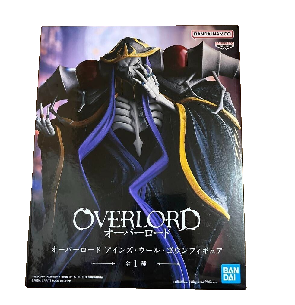 BANPRESTO Overlord Ainz Ooal Gown Figure New from Japan | eBay