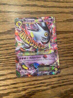 POKÉMON TCG MEGA Gengar EX Black Star Promos XY166 Shiny Holo Rare $15.00 -  PicClick