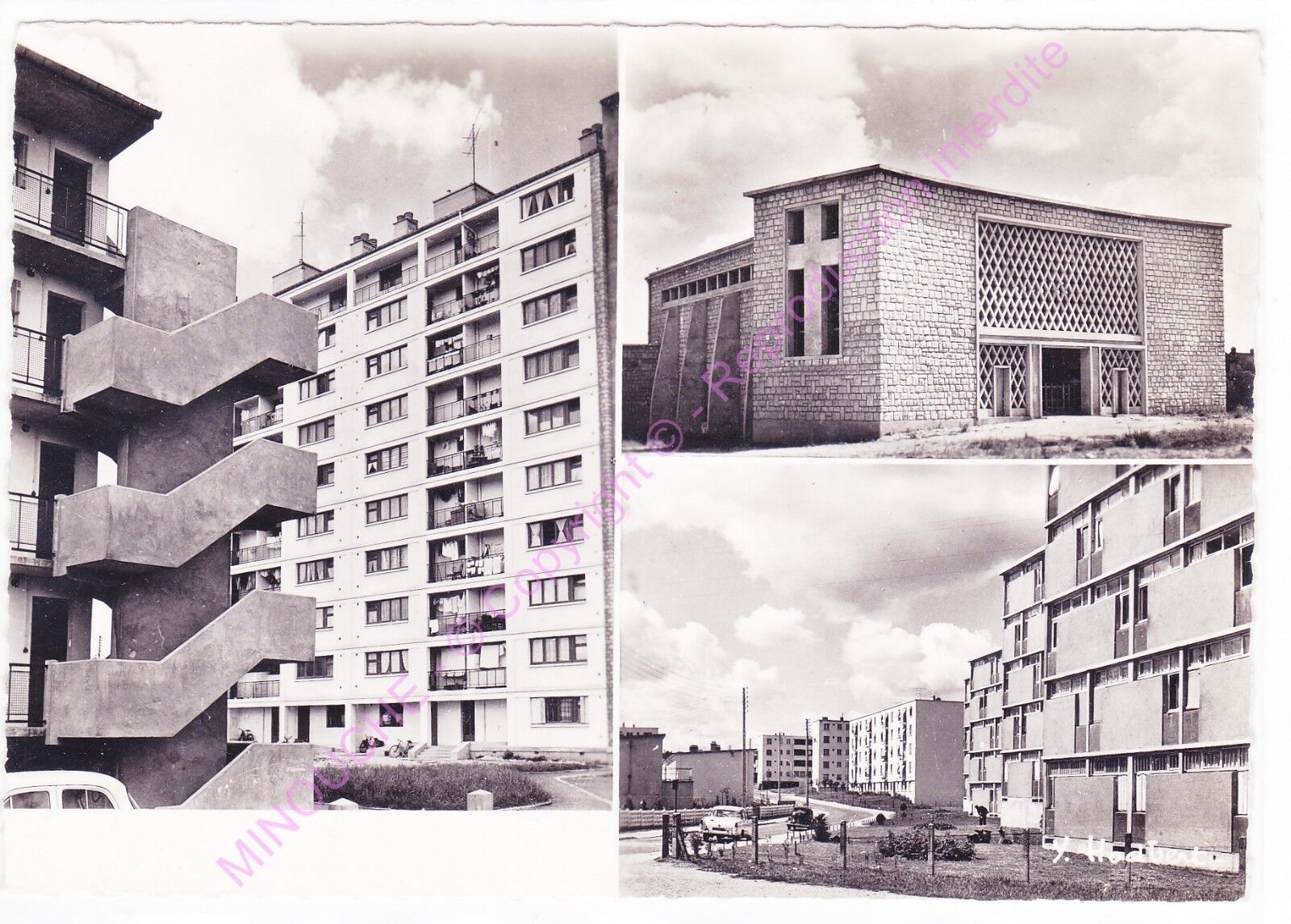 Drancy - CPSM Drancy Groupe scolaire Frédéric et Irène Joliot Curie