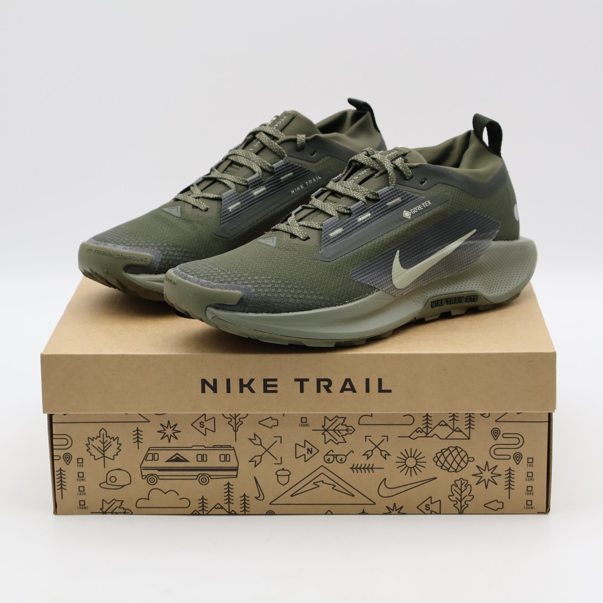 HQ7494-300 Nike Pegasus Trail 5 GORE-TEX Sequoia Cargo Khaki