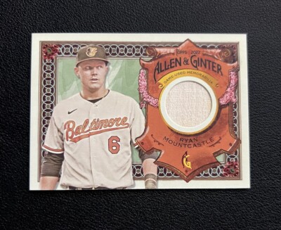 2022 Topps Allen & Ginter Jersey Relics Ryan Mountcastle #AGRA-RM Orioles