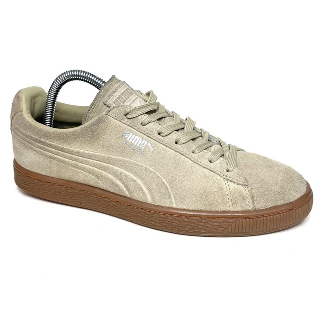 Size 7.5 - PUMA Suede Emboss Pale Khaki 