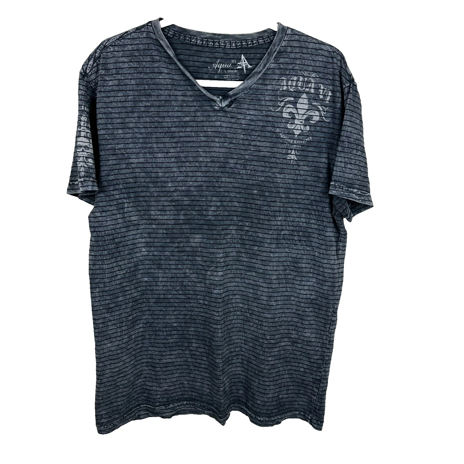 Aqua Cotton T-Shirts for Men