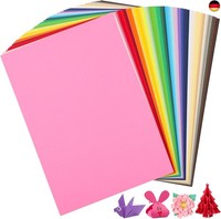 60 Blatt Farbiger Karton – A4-GrößE, 60 Farben, Kartonpapier FüR Scrapbooking, 1