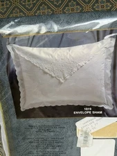Heirlooms 100% Cotton Handmade Envelope Pillow Sham 21 x 27 Standard Embroidered