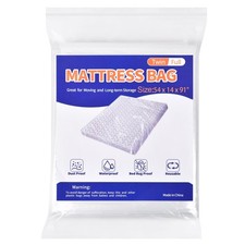 Mattress Bag for Moving Storage - Plastic Mattress Protector Cover, Twin