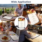 WeChef 20 Pcs 8.5"x14" Leather Restaurant Menu Covers Single Page Wine List Bar — photo 4