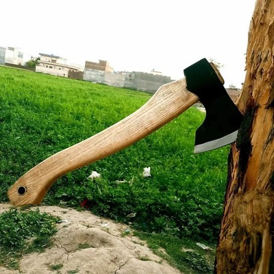 Custom Engraved Viking Axe   Hand-Forged Carbon Steel Bearded Axe Xmas Gift Men