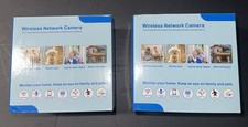 Set 2 Wireless Network WiFi Home Monitor Camera Smartphone Alerts  App Set-Up