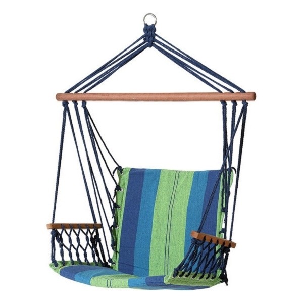 Hamac fauteuil pour soulager le dos avec assise matelassée 100 x 50 x 3 cm