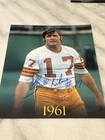 1961 Washington Redskins BILLY KILMER Signed 8x10 Photo NFL FOOTBALL AUTOGRAPH