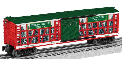 Lionel Nº 6-25960 - Carro de carga transparente árbol de Navidad NUEVO (SR-1) | Condition: New