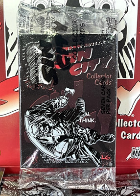 1999 COMIC IMAGES SIN CITY (Collector Cards)   PACK 7 Cards FRANK MILLER OVP 