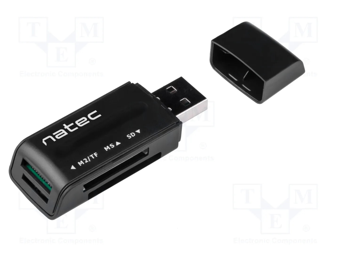 Natec Negro Lector De Tarjetas Ant 3 Mini Sd/Microsd/Mmc Usb 2.0 - Imagen 2