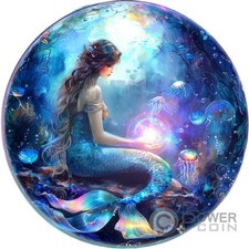 WHISPERS OF THE DEEP Mermaid 1 Oz Silver Coin 10$ Liberia 2026